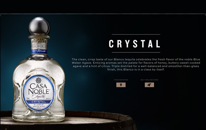 best tequila for margarita - the real casa noble crystal!