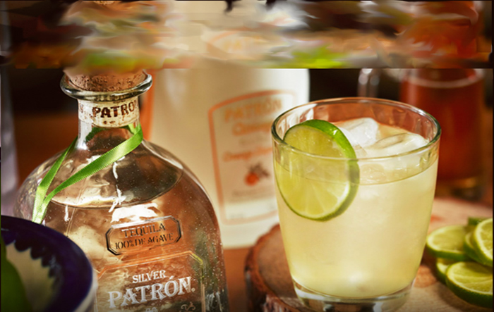 best tequila for margarita - the actual patron silver.