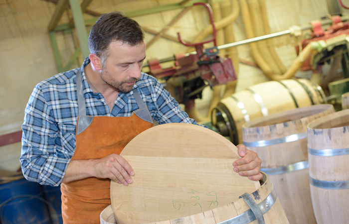 How to Make a Whiskey Barrel - fixing the tops and bottoms.