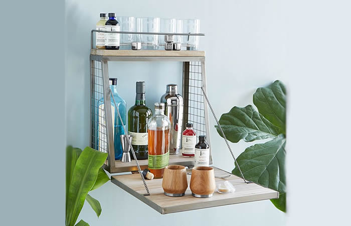 Interior liquor shelf - indoor idea