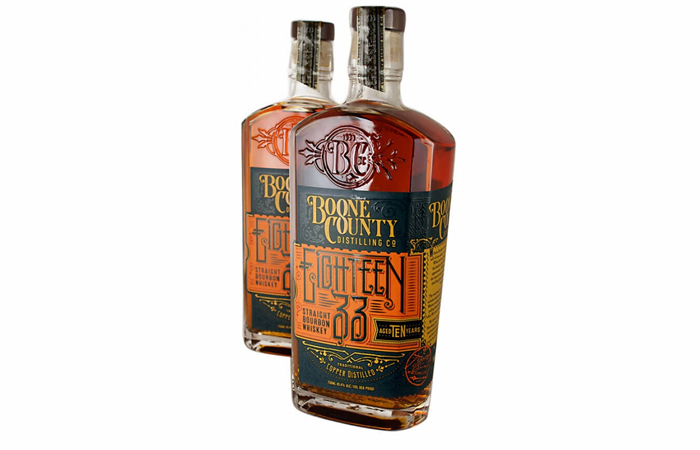 Smoothest Bourbon - Boone County 1833 straight bourbon.