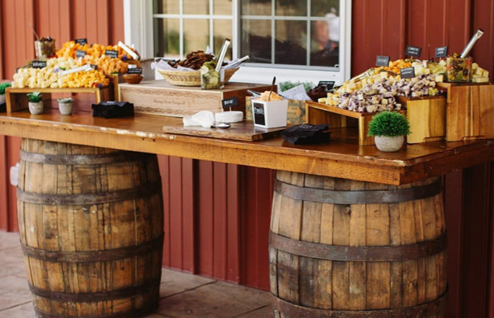 Two magical whiskey barrels.