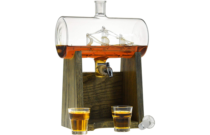 Prestige Decanter with Whiskey Glass