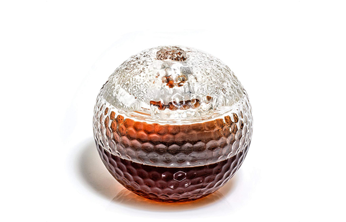 Prestige Golf-Ball-Shaped Whiskey Decanter