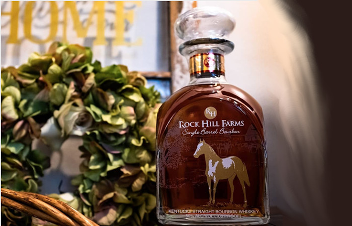 A full bottle of Rock Hill Farms